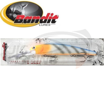 Воблер Bandit Walleye Deep 120F WBD2OL151 White Blue Orange Head