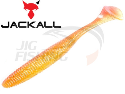 Мягкие приманки Jackall Rhythm Wave 3.8&quot; Orange Clear Gold