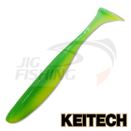 Мягкие приманки Keitech Easy Shiner 4&quot; #EA 11 Lime Chartreuse Glow