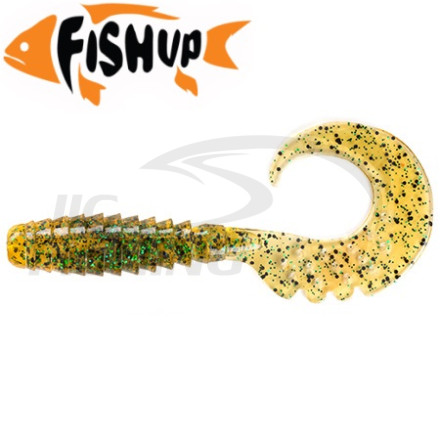 Мягкие приманки FishUp Fancy Grub 2&quot; #036 Caramel Green &amp; Black