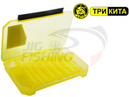 Коробка ТриКита для приманок КДП-4 Желтая