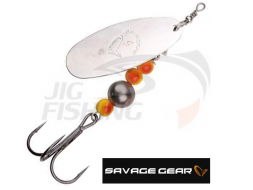 Блесна вращ. Savage Gear Caviar Spinner #3 9.5gr 01-Silver