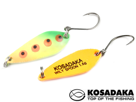 Колеблющаяся блесна Kosadaka Trout Police Wily Spoon 27mm 1.6gr #D05