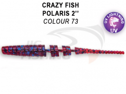 Мягкие приманки Crazy Fish Polaris 2.2&quot;  73 Blue Ruby