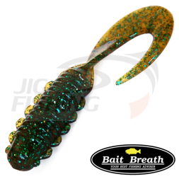 Мягкие приманки Bait Breath Micro Grub 1&quot; #Ur28 Motor Oil Green