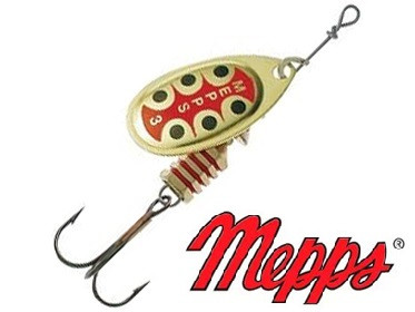 Вращающаяся блесна Mepps Aglia Tw 0 #OR (золото)