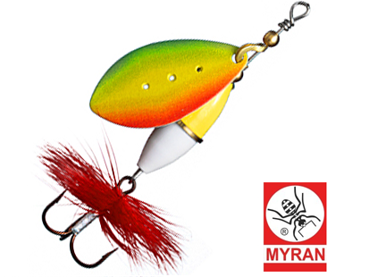 Вращающаяся блесна Myran Wipp 10gr #Rainbow