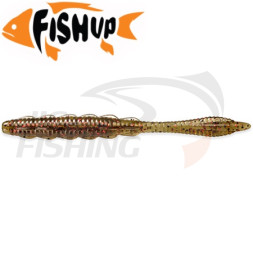 Мягкие приманки FishUp Scaly Fat 3.2&quot; #045 Green Pumpkin Red &amp; Black