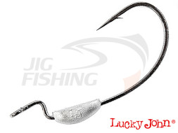 Офсетные крючки Lucky John Worm Driver #4/0 2.5gr (4 шт в уп)