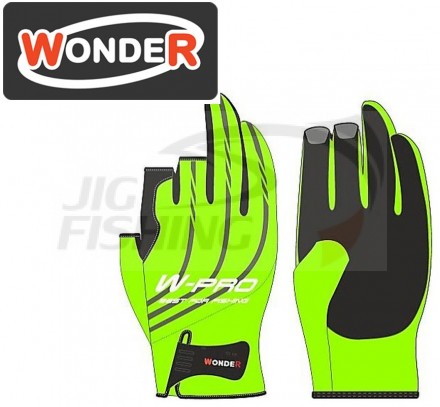 Перчатки Wonder Chart без трех пальцев WG-FGL092 #M