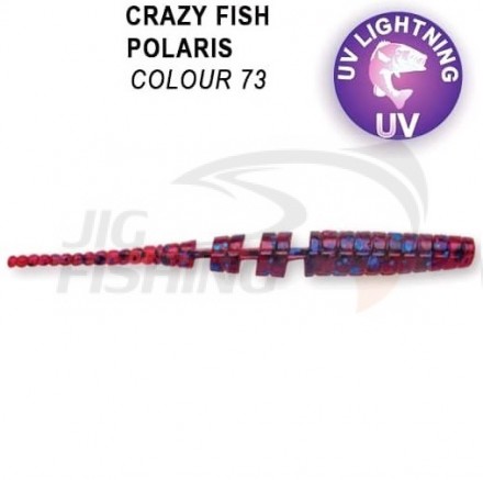 Мягкие приманки Crazy Fish Polaris 1.8&quot; 73 Blue Ruby