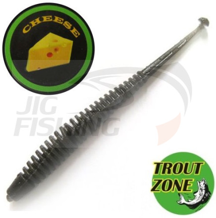 Мягкие приманки Trout Zone Boll 3.2&quot; Black Cheese