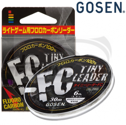 Флюорокарбон Gosen Tiny Leader FC 30m #0.6 0.128mm 1.2kg