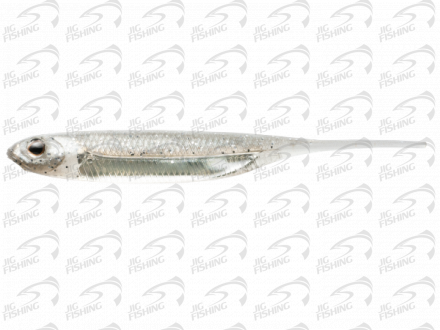 Мягкие приманки Fish Arrow Flash J SW 3&quot; #100 Shirasu Silver
