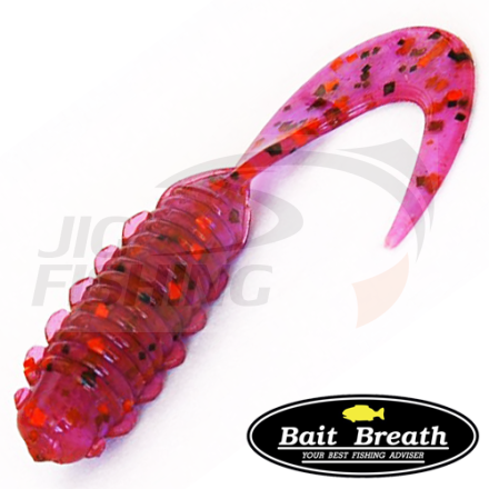 Мягкие приманки Bait Breath Micro Grub 1&quot; #Ur29 Chameleon Red Seed