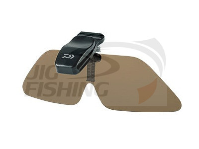 Очки с клипом на кепку DAIWA GLASSES CLIP DQ-8034 4C BROWN