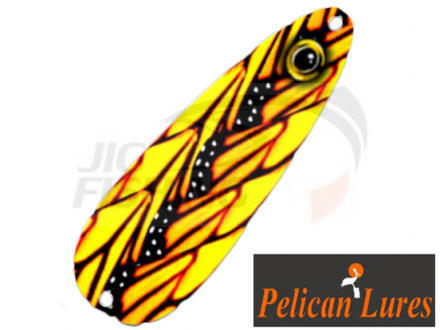 Колеблющаяся блесна Pelican Lures Jigging Spoon 7gr #32 Monarch Yellow