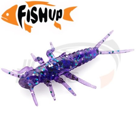 Мягкие приманки FishUp Stonefly 0.75&quot; #060 Dark Violet/Peacock &amp; Silver