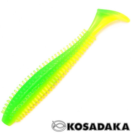 Мягкие приманки Kosadaka  Spikey Shad 90mm #YFG