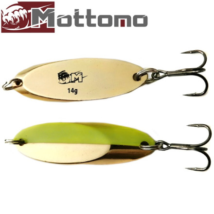 Блесна колеблющаяся Mottomo Skill Blade 14gr Gold Chart