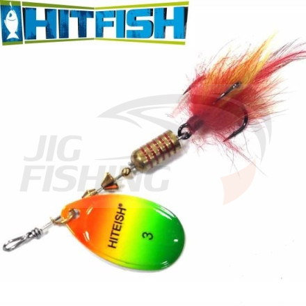 Вращающаяся блесна HitFish Palia #4 10gr 60mm 88