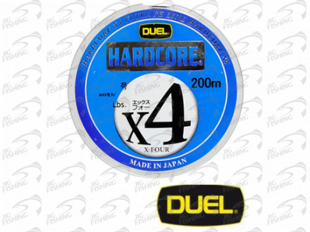 Плетеный шнур Duel Hardcore X4 200m Multi #1.5 0.209mm 10kg