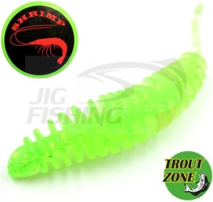 Мягкие приманки Trout Zone Plamp 2.5&quot; Green FLK Shrimp