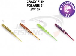 Мягкие приманки Crazy Fish Polaris 2.2&quot; Mix 65