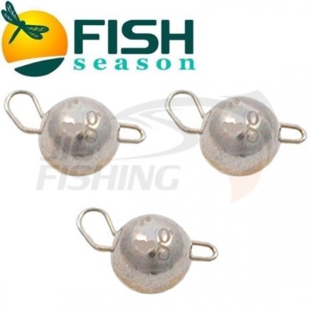 Груз чебурашка разборная Fish Season Silver вольфрам 0.8гр (4шт/уп)
