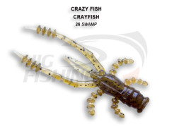 Мягкие приманки Crazy Fish CrayFish 2&quot; 26 Swamp