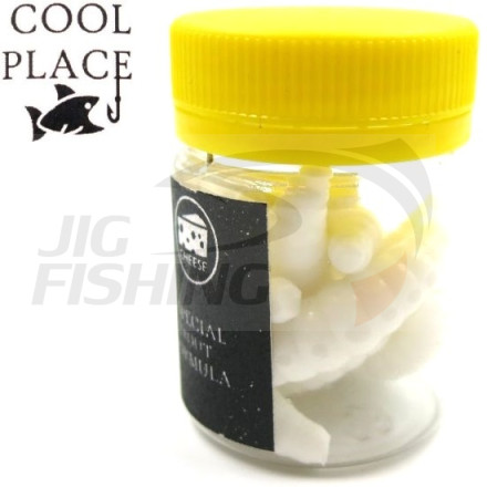 Мягкие приманки Cool Place личинка Maggot 1.6&quot; #White