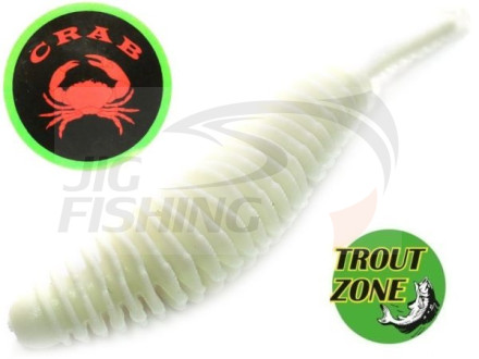 Мягкие приманки Trout Zone Plamp 2.2&quot; White Crab