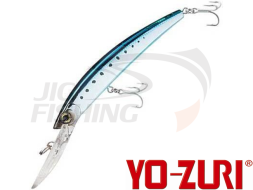 Воблер Yo-Zuri Crystal Minnow Deep Diver 130F R1136 #HSIW