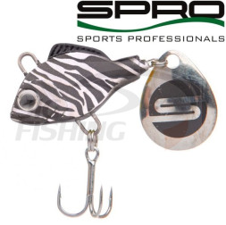 Тейлспиннер Spro ASP Jigging Spinner UV 28gr #Zebra