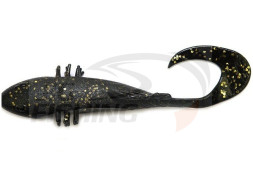 Мягкие приманки Bait Breath BeTanCo Curly Tail 2&quot; #843 Black Gold Flake