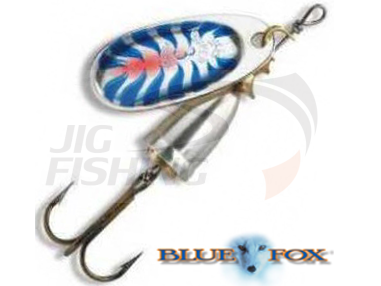 Вращающаяся блесна Blue Fox Vibrax Fluorescent 1 #BT