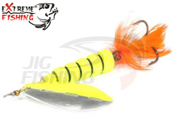 Блесна вертушка Extreme Fishing   Exact Giga 29gr #FluoYellow-SFluoYellow