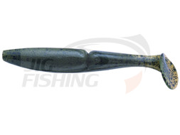 Мягкие приманки Sawamura One'up Shad 4&quot; #014 Green Pumpkin Pepper