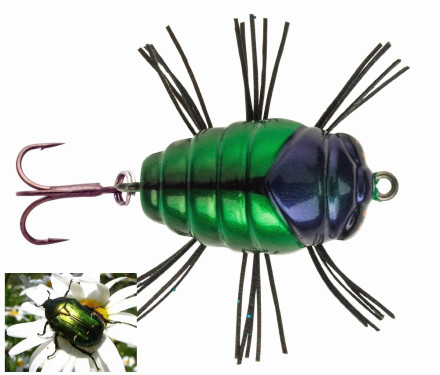 Воблер Sakura Notobug 30F #08 Бронзовка