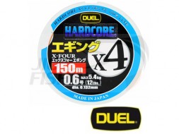 Плетеный шнур Duel Hardcore X4 150m Multi #0.6 0.132mm 5.4kg