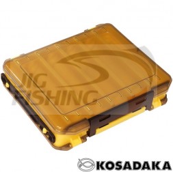 Коробка рыболовная Kosadaka TB-S31C-Y двухсторонняя 20х17.5х5cm