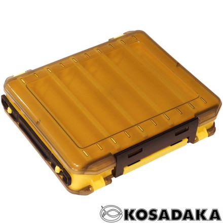 Коробка рыболовная Kosadaka TB-S31C-Y двухсторонняя 20х17.5х5cm