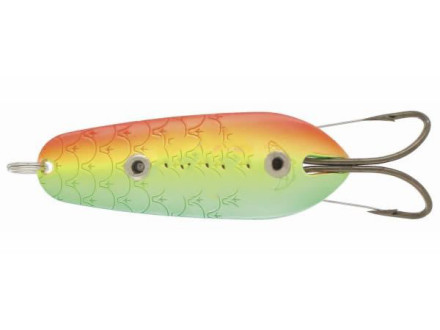 Колеблющаяся блесна Kuusamo Rasanen незацепляйка 70mm 10gr #GR/Fye/FR-S UV