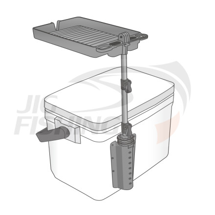 Лоток для приманок на кронштейне Daiichiseiko Tackle Station