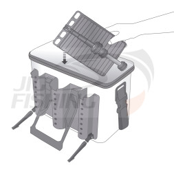 Лоток для приманок на кронштейне Daiichiseiko Tackle Station