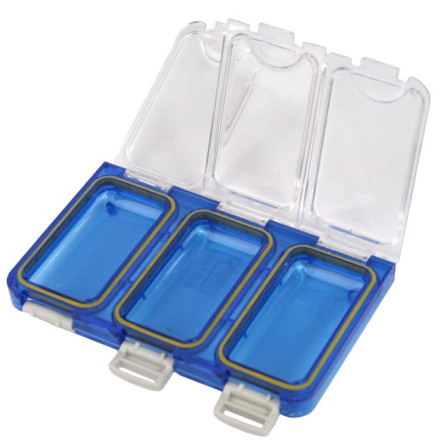 Коробка рыболовная Meiho Water Guard WP-3 11.5x7.3x1.8mm