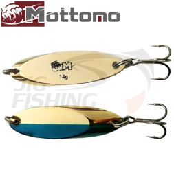 Блесна колеблющаяся Mottomo Skill Blade 14gr Gold Blue