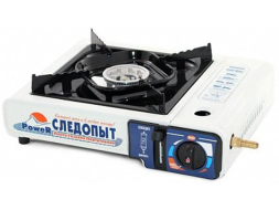 Плита газовая настольная Следопыт Power PF-GST-M01 с переходником