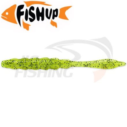 Мягкие приманки FishUp Scaly Fat 3.2&quot; #055 Chartreuse Black