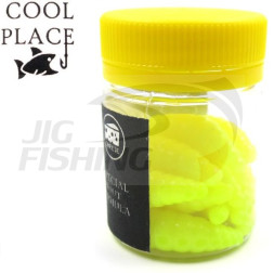 Мягкие приманки Cool Place личинка Maggot 1.6&quot; #Chartreuse